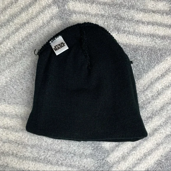 NWOT STAR WARS Storm Trooper Knit Ribbed Beanie - Picture 5 of 5